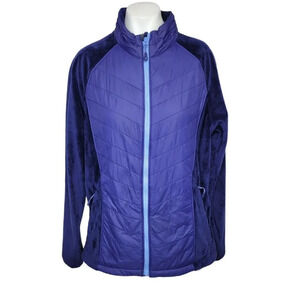 Mountain Hardwear Fleece & Quilted  Spring Jacket Size Large